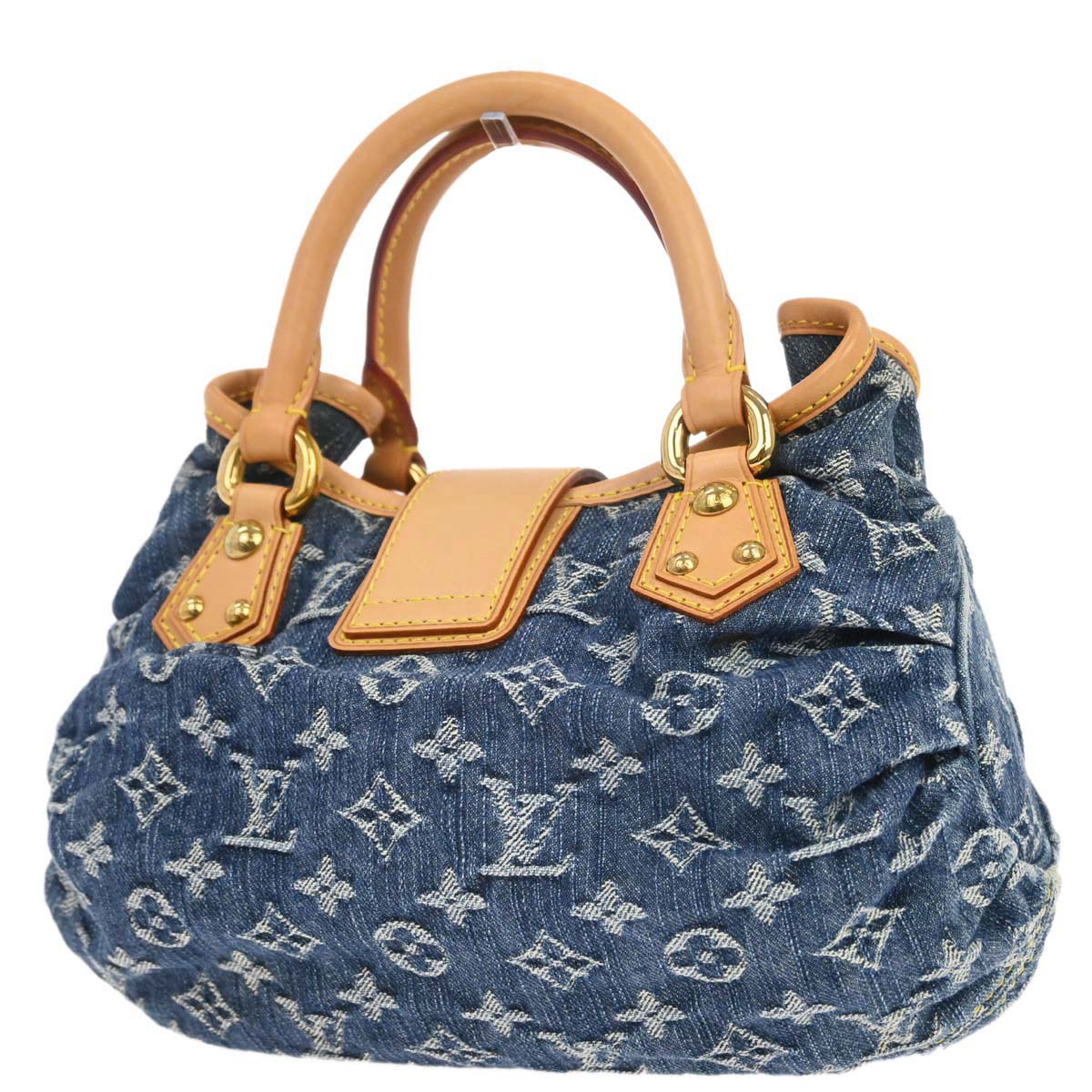 Louis Vuitton Blue Monogram Denim Pleaty Handbag M95020