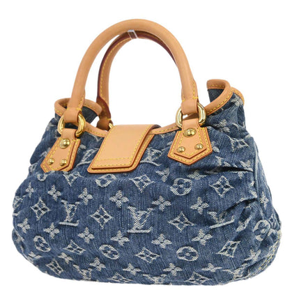 Louis Vuitton Blue Monogram Denim Pleaty Handbag M95020
