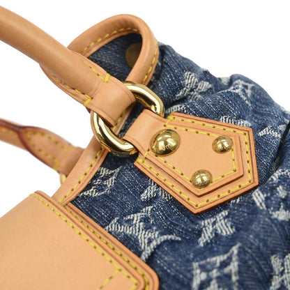 Louis Vuitton Blue Monogram Denim Pleaty Handbag M95020