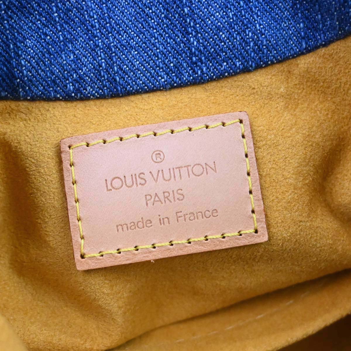 Louis Vuitton Blue Monogram Denim Pleaty Handbag M95020