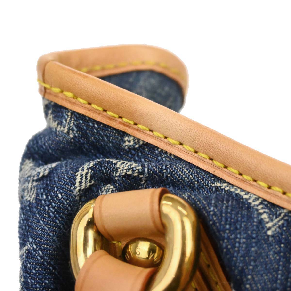 Louis Vuitton Blue Monogram Denim Pleaty Handbag M95020