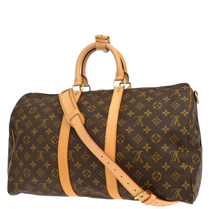 Louis Vuitton Monogram Keepall Bandouliere 45 Duffle Bag M41418