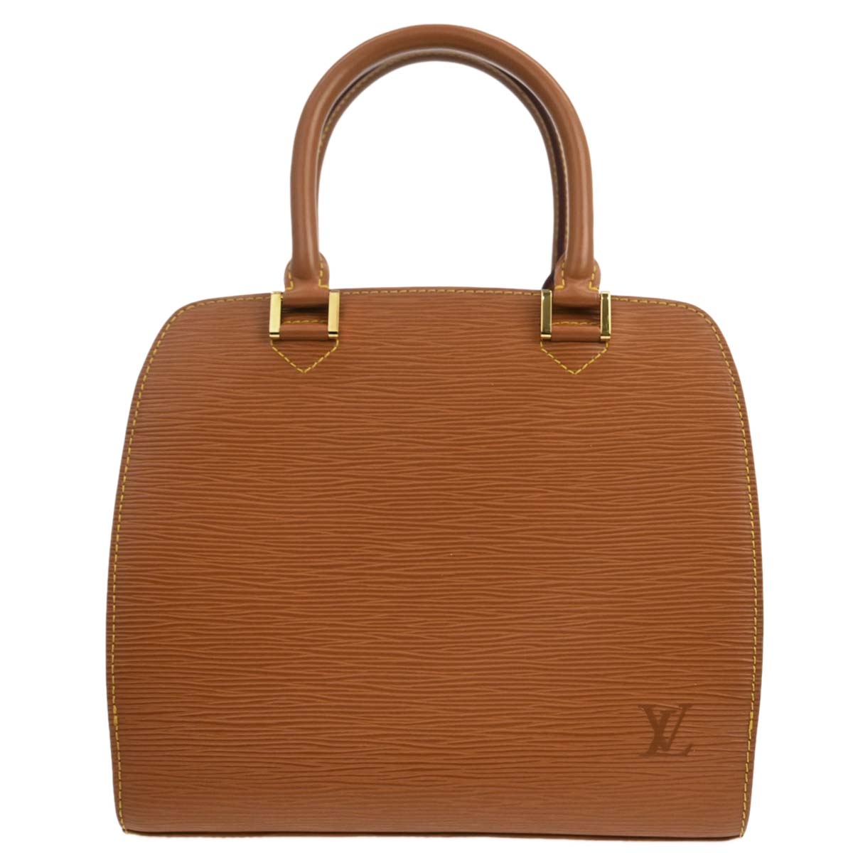 Louis Vuitton Brown Epi Pont Neuf Handbag M52058