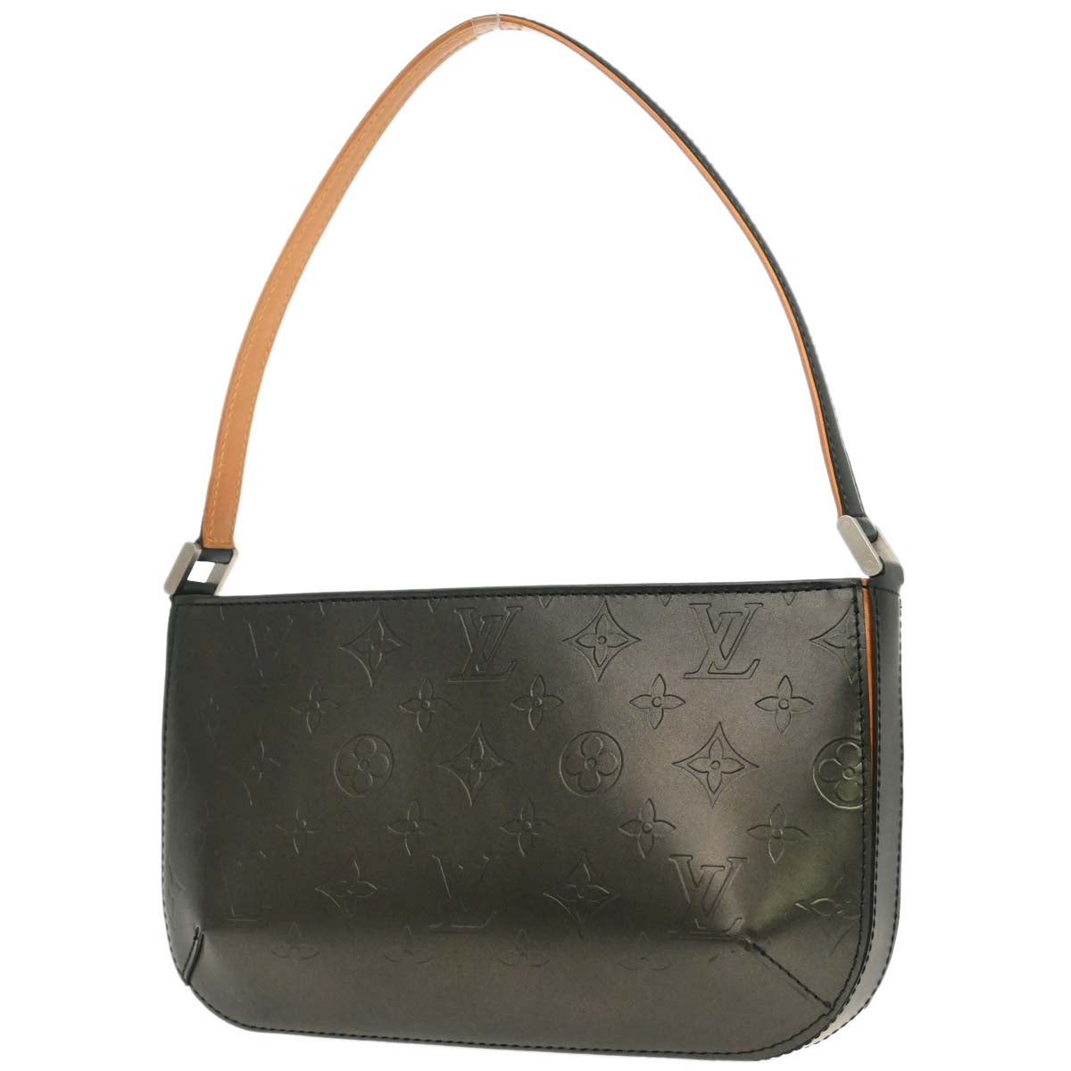 Louis Vuitton Black Monogram Mat Fowler Handbag M55142