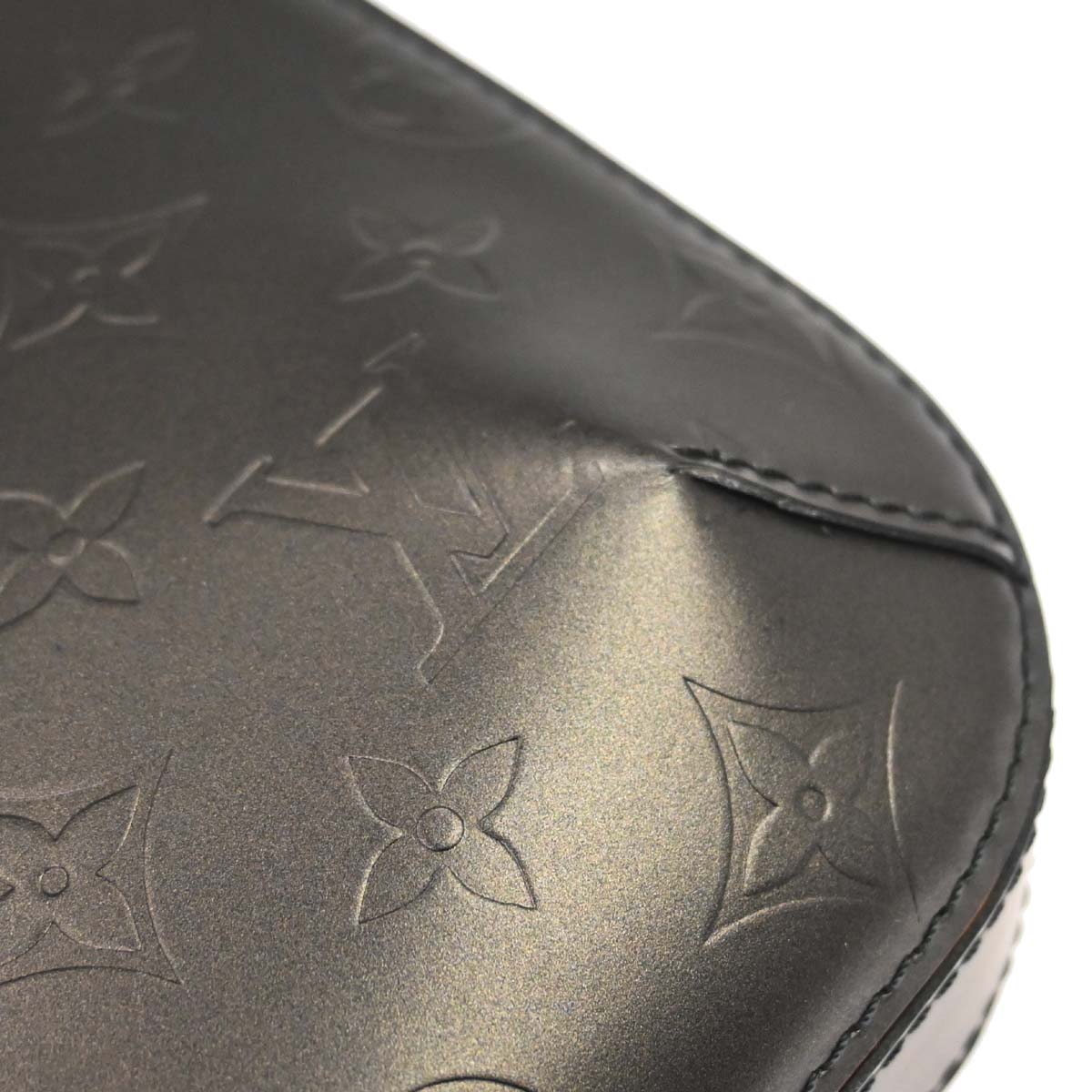 Louis Vuitton Black Monogram Mat Fowler Handbag M55142