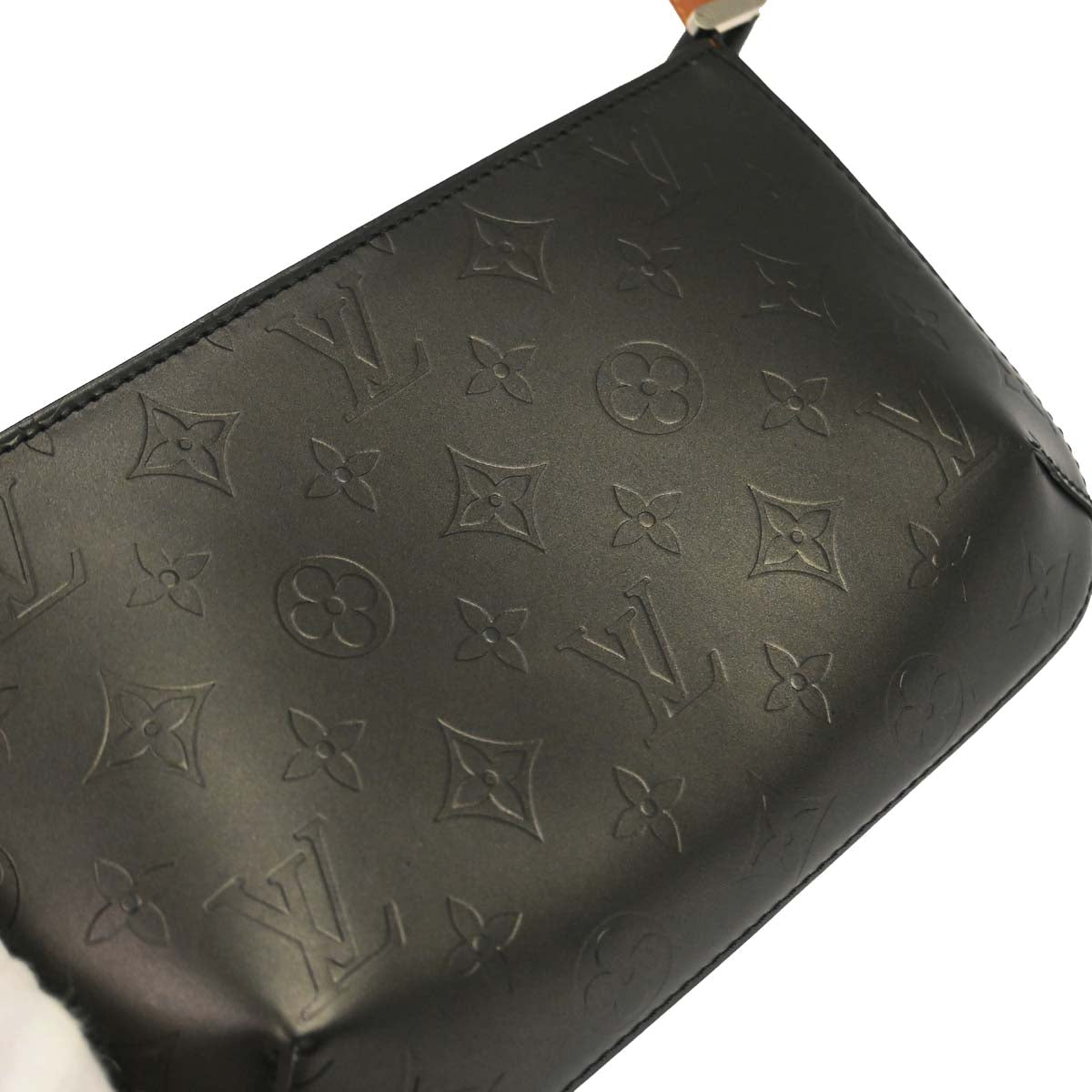 Louis Vuitton Black Monogram Mat Fowler Handbag M55142
