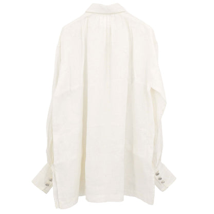 Chanel Blouse Shirt White #38