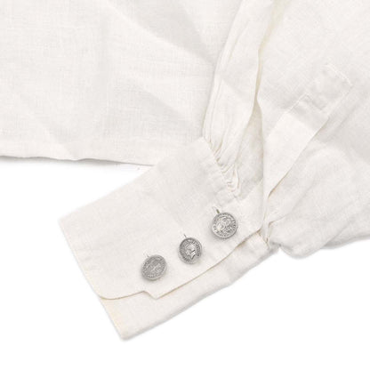Chanel Blouse Shirt White #38