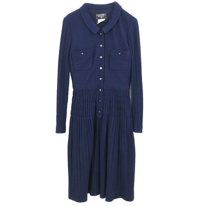 Chanel 1995 Dress Navy #38