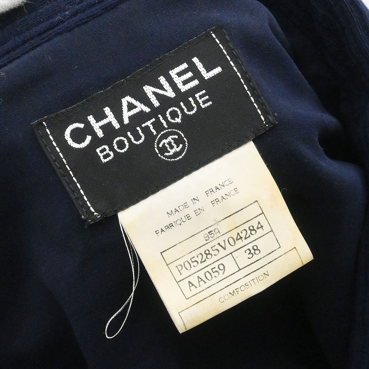 Chanel 1995 Dress Navy #38
