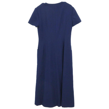 Chanel 1994 Short Sleeve Dress Navy #38