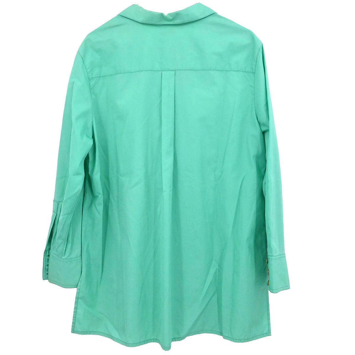 Chanel Blouse Shirt Green #44