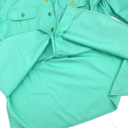 Chanel Blouse Shirt Green #44