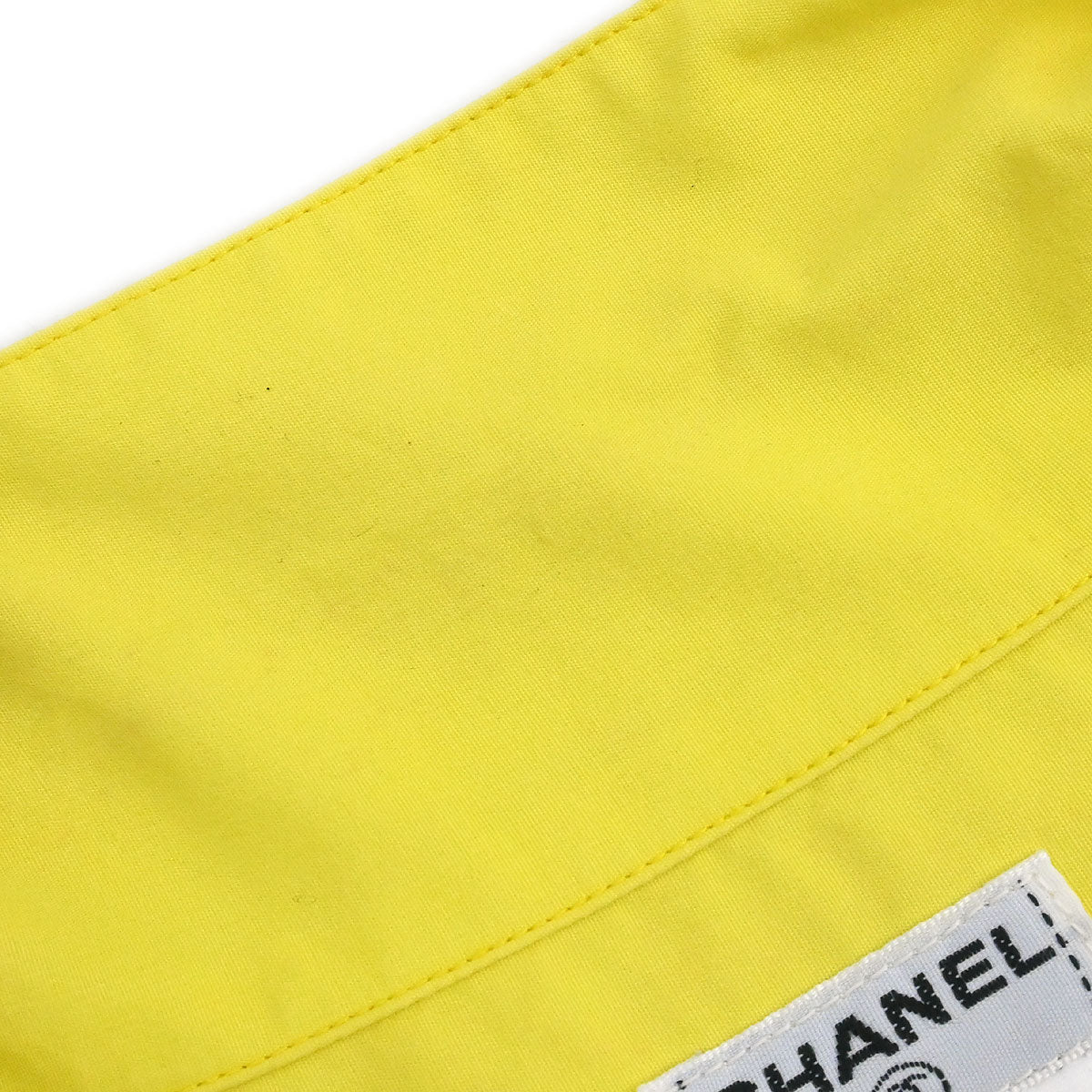 Chanel Blouse Shirt Yellow #36