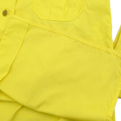 Chanel Blouse Shirt Yellow #36