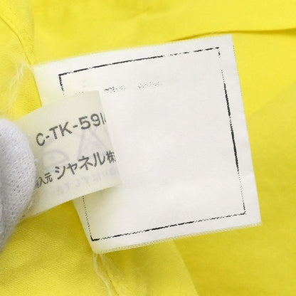 Chanel Blouse Shirt Yellow #36