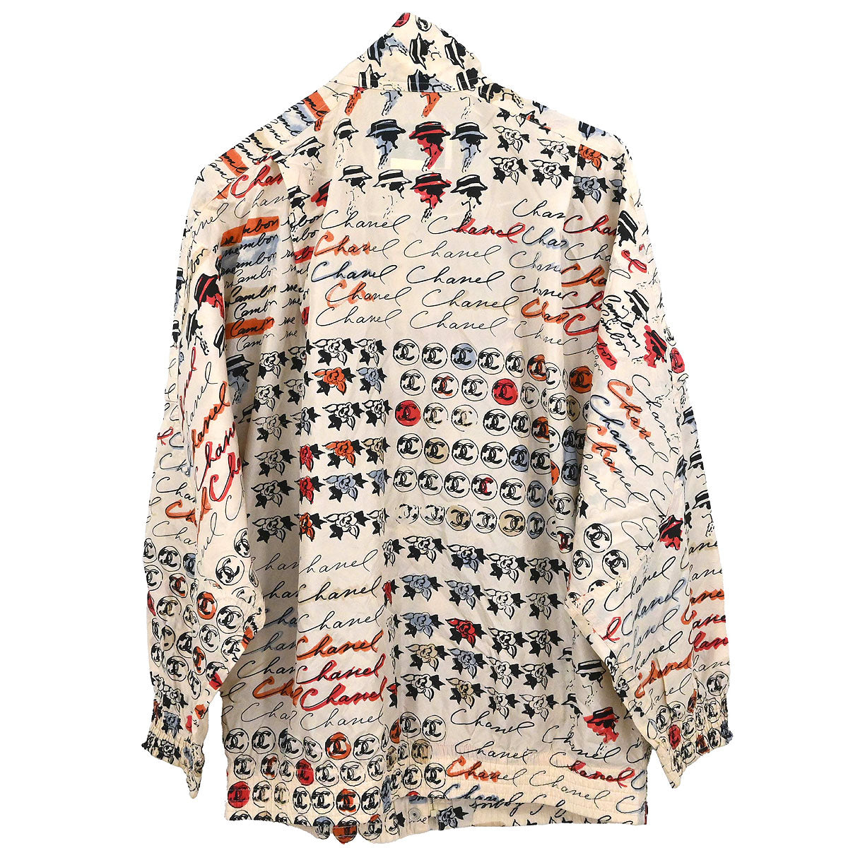 Chanel 2006 Mademoiselle Pattern Silk Jacket