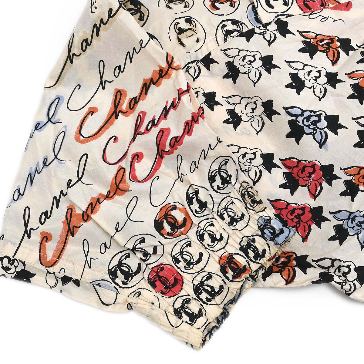 Chanel 2006 Mademoiselle Pattern Silk Jacket