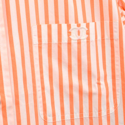 Chanel Blouse Shirt Orange