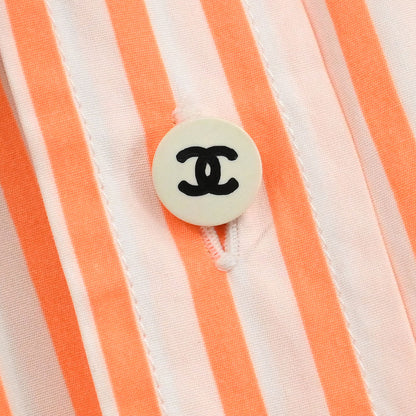 Chanel Blouse Shirt Orange