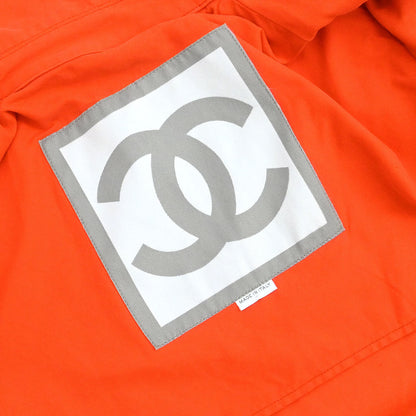 Chanel 2002 Sport Line Zip Up Jacket Orange #34