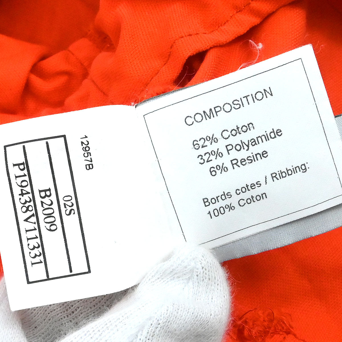 Chanel 2002 Sport Line Zip Up Jacket Orange #34