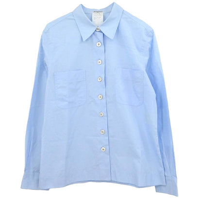 Chanel 1997 Blouse Shirt Blue #40