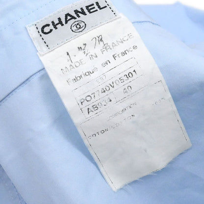 Chanel 1997 Blouse Shirt Blue #40