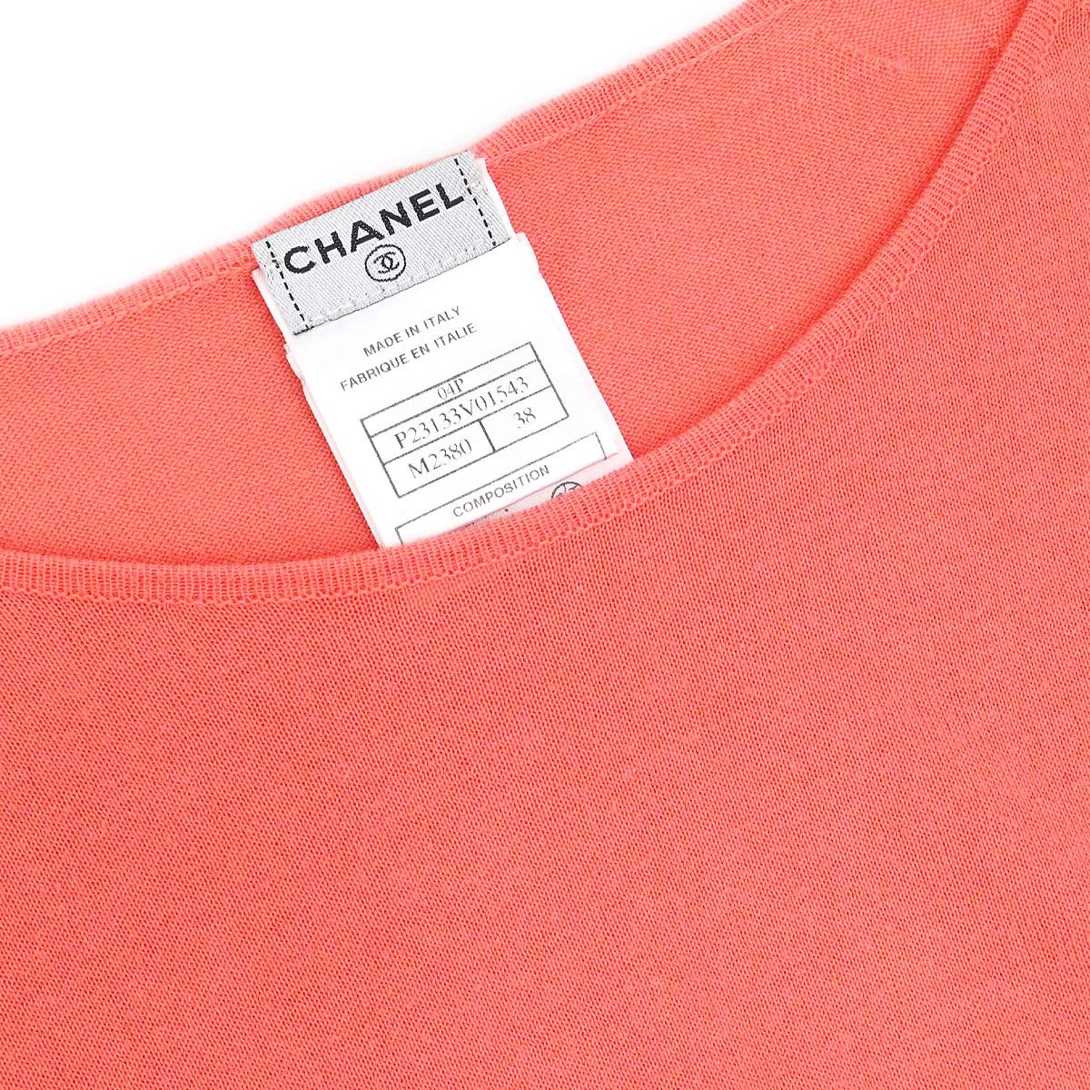 Chanel 2004 Short Sleeve Top Pink #38