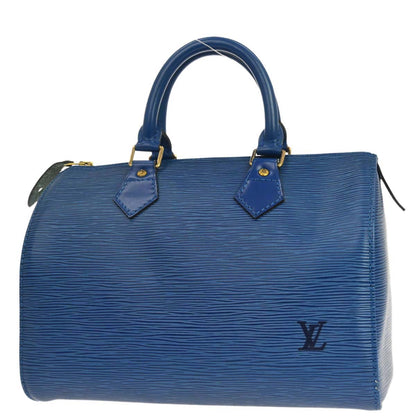 Louis Vuitton 1994 Blue Epi Speedy 25 Handbag M43015
