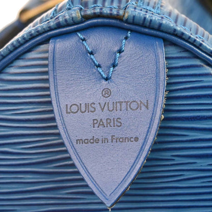 Louis Vuitton 1994 Blue Epi Speedy 25 Handbag M43015