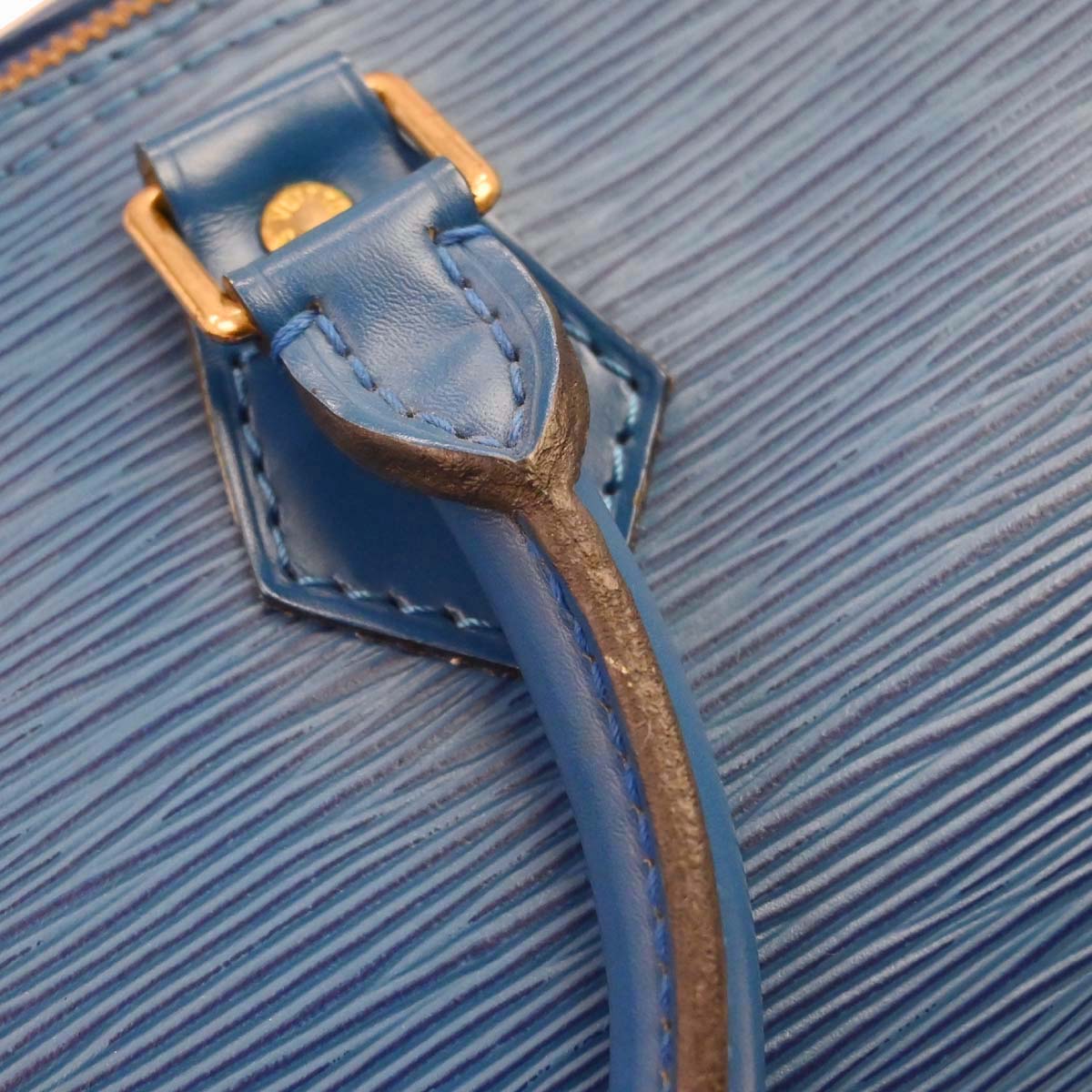 Louis Vuitton 1994 Blue Epi Speedy 25 Handbag M43015