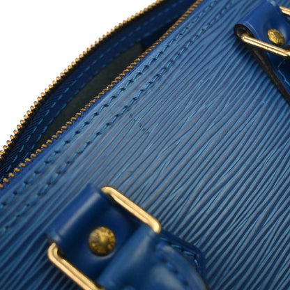 Louis Vuitton 1994 Blue Epi Speedy 25 Handbag M43015
