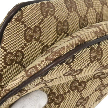 Gucci Beige Canvas GG Sherry Line Handbag