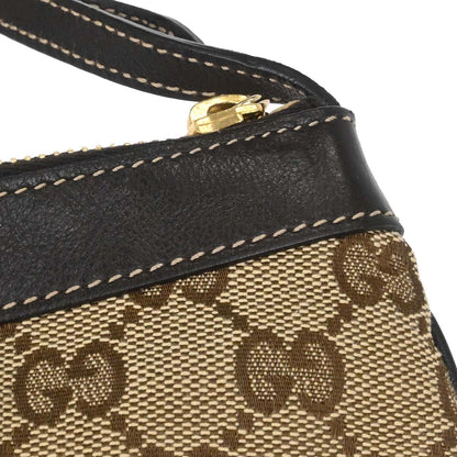 Gucci Beige Canvas GG Shoulder Bag