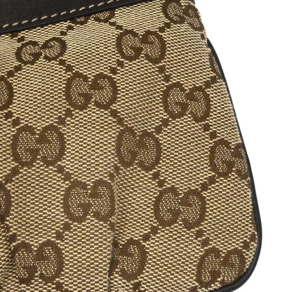 Gucci Beige Canvas GG Shoulder Bag