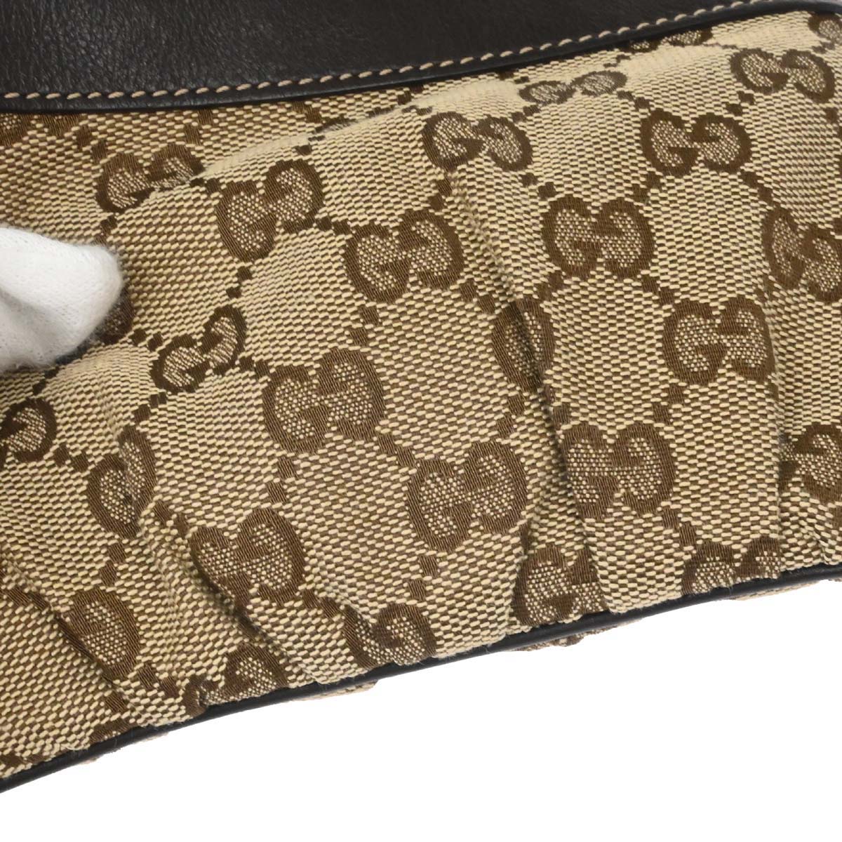 Gucci Beige Canvas GG Shoulder Bag