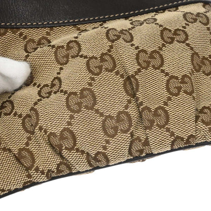 Gucci Beige Canvas GG Shoulder Bag