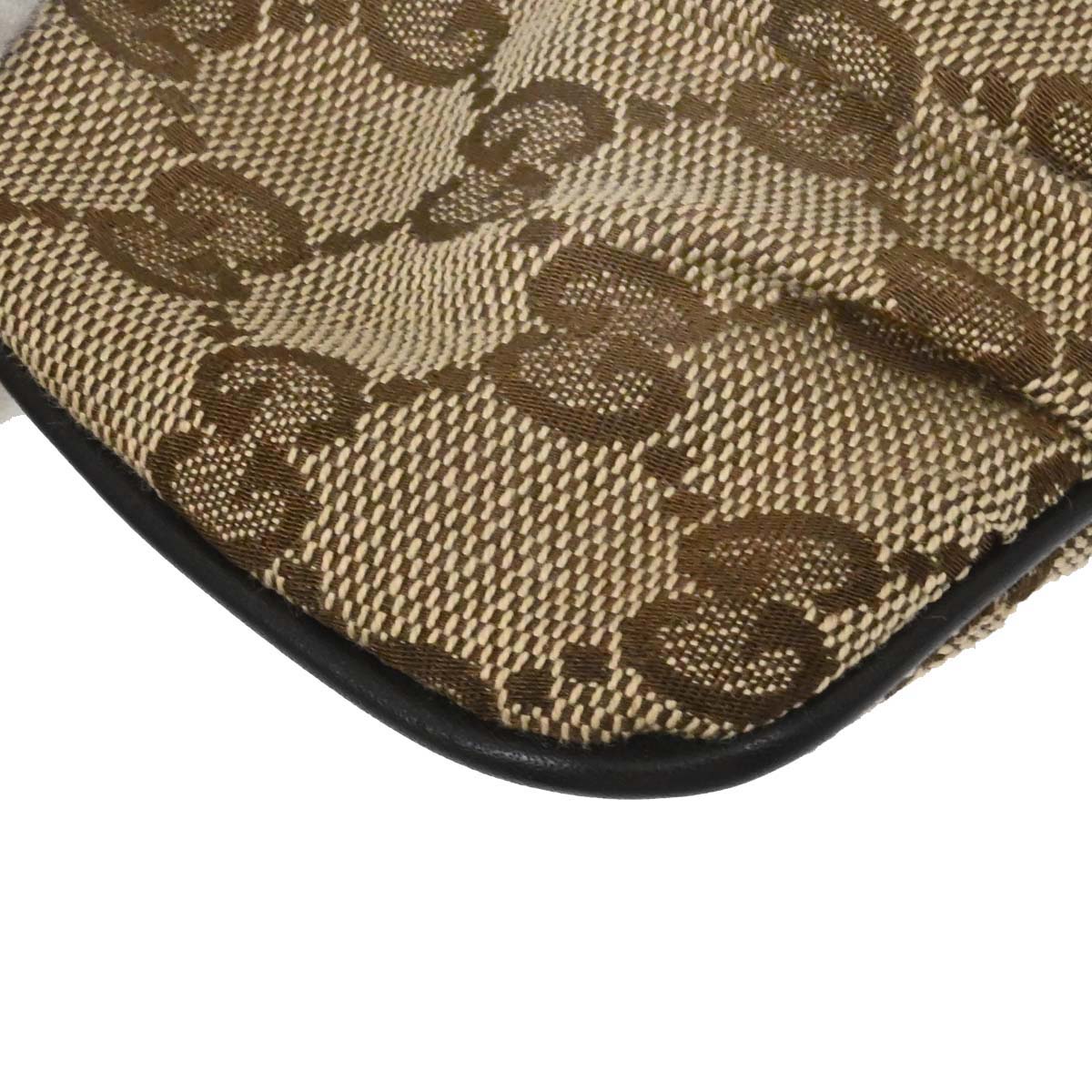 Gucci Beige Canvas GG Shoulder Bag
