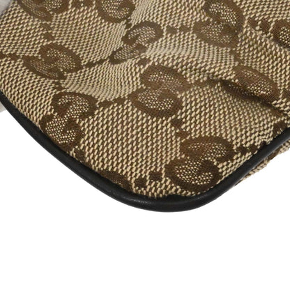 Gucci Beige Canvas GG Shoulder Bag