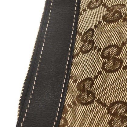 Gucci Beige Canvas GG Shoulder Bag