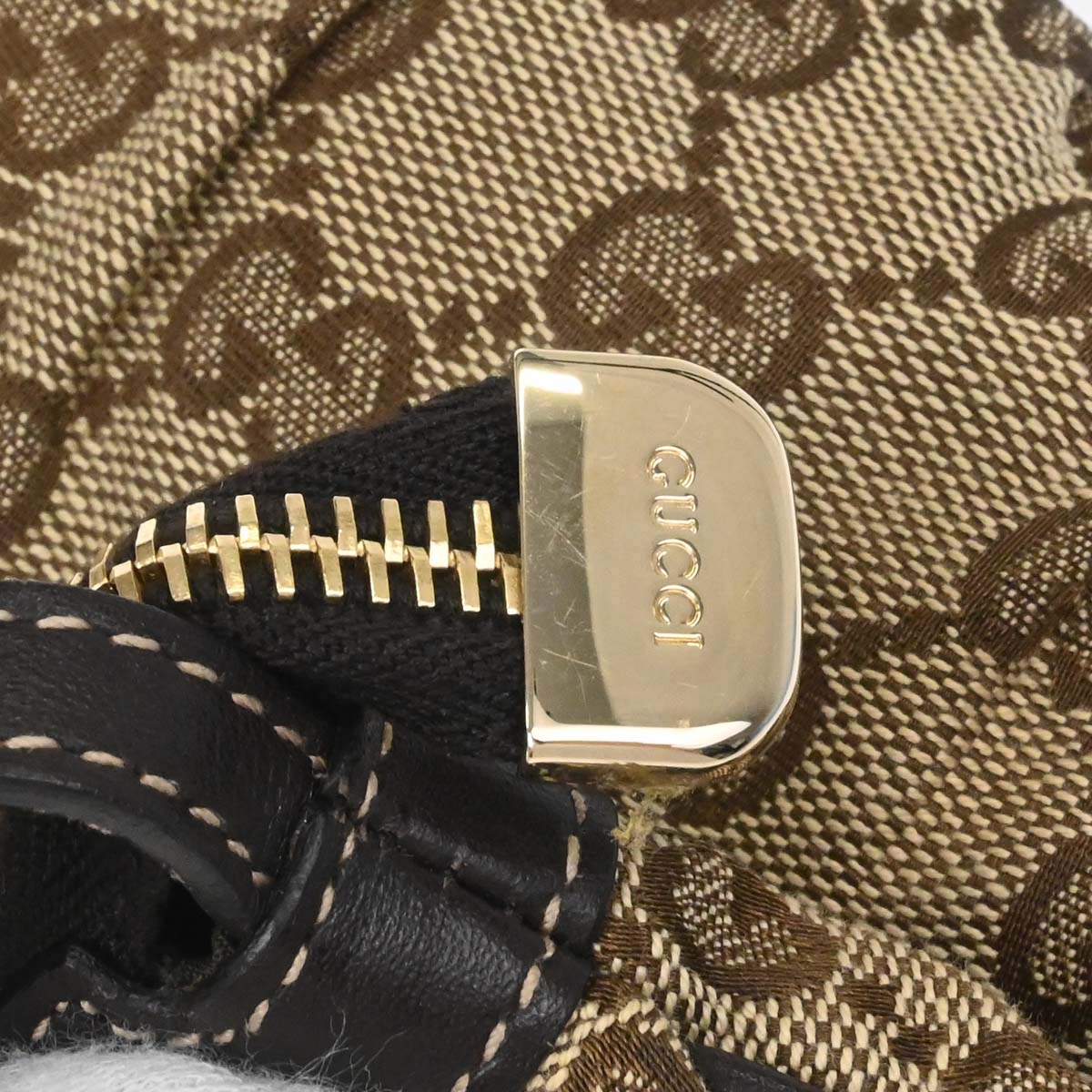 Gucci Beige Canvas GG Shoulder Bag