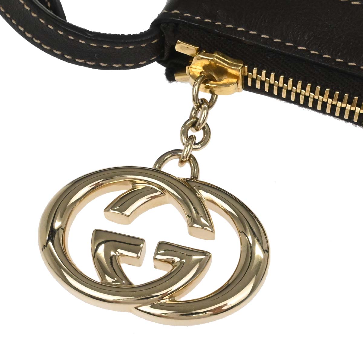 Gucci Beige Canvas GG Shoulder Bag
