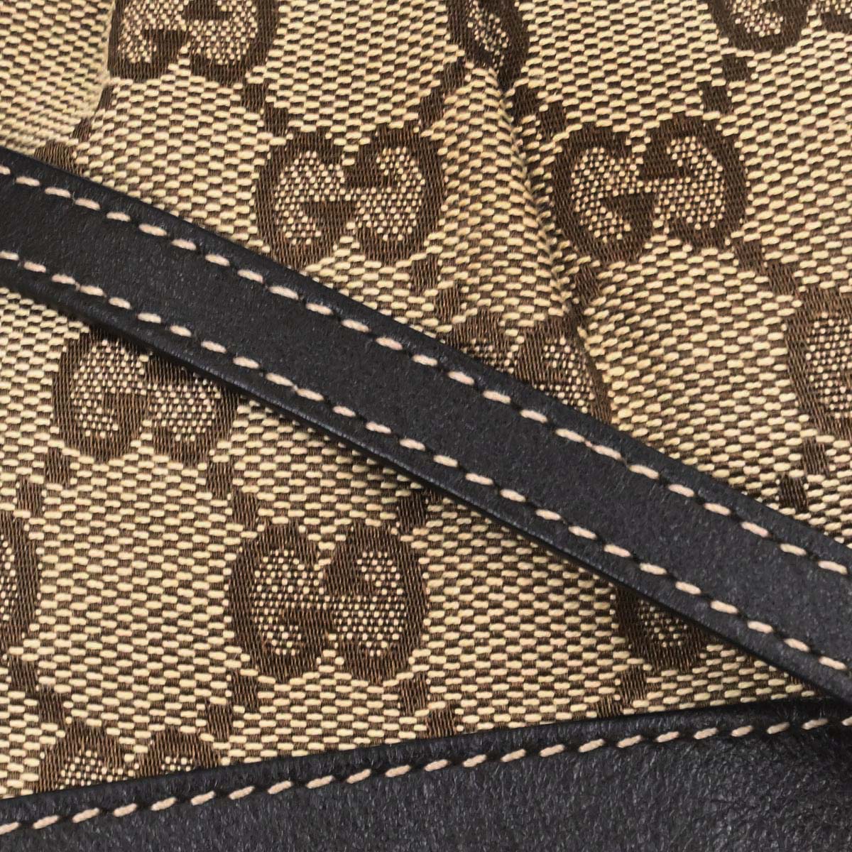 Gucci Beige Canvas GG Shoulder Bag