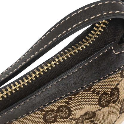 Gucci Beige Canvas GG Shoulder Bag