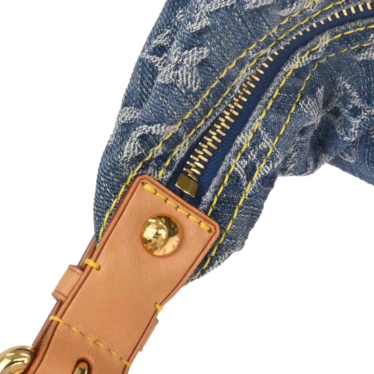 Louis Vuitton Monogram Denim Baggy GM Shoulder Bag M95048