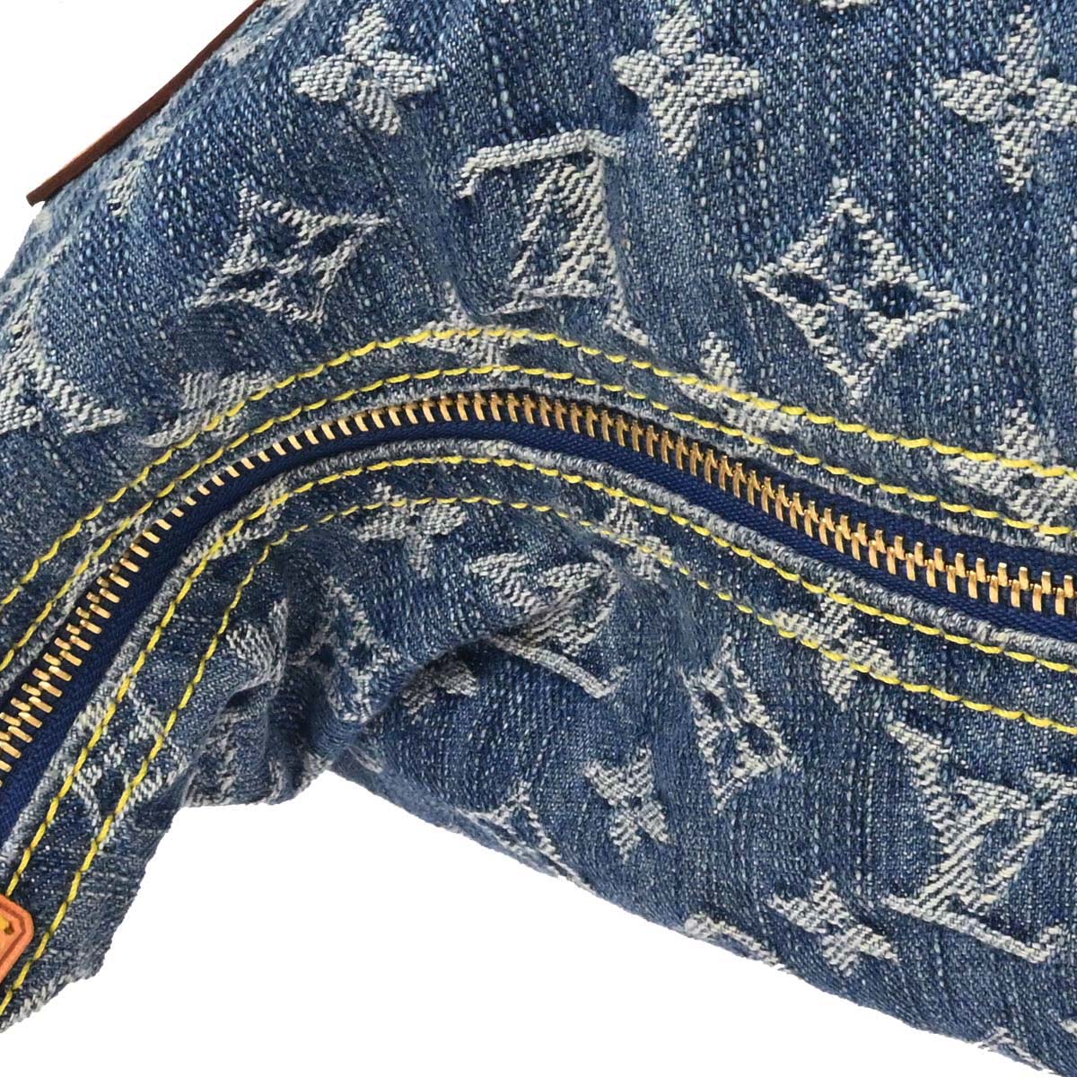Louis Vuitton Monogram Denim Baggy GM Shoulder Bag M95048