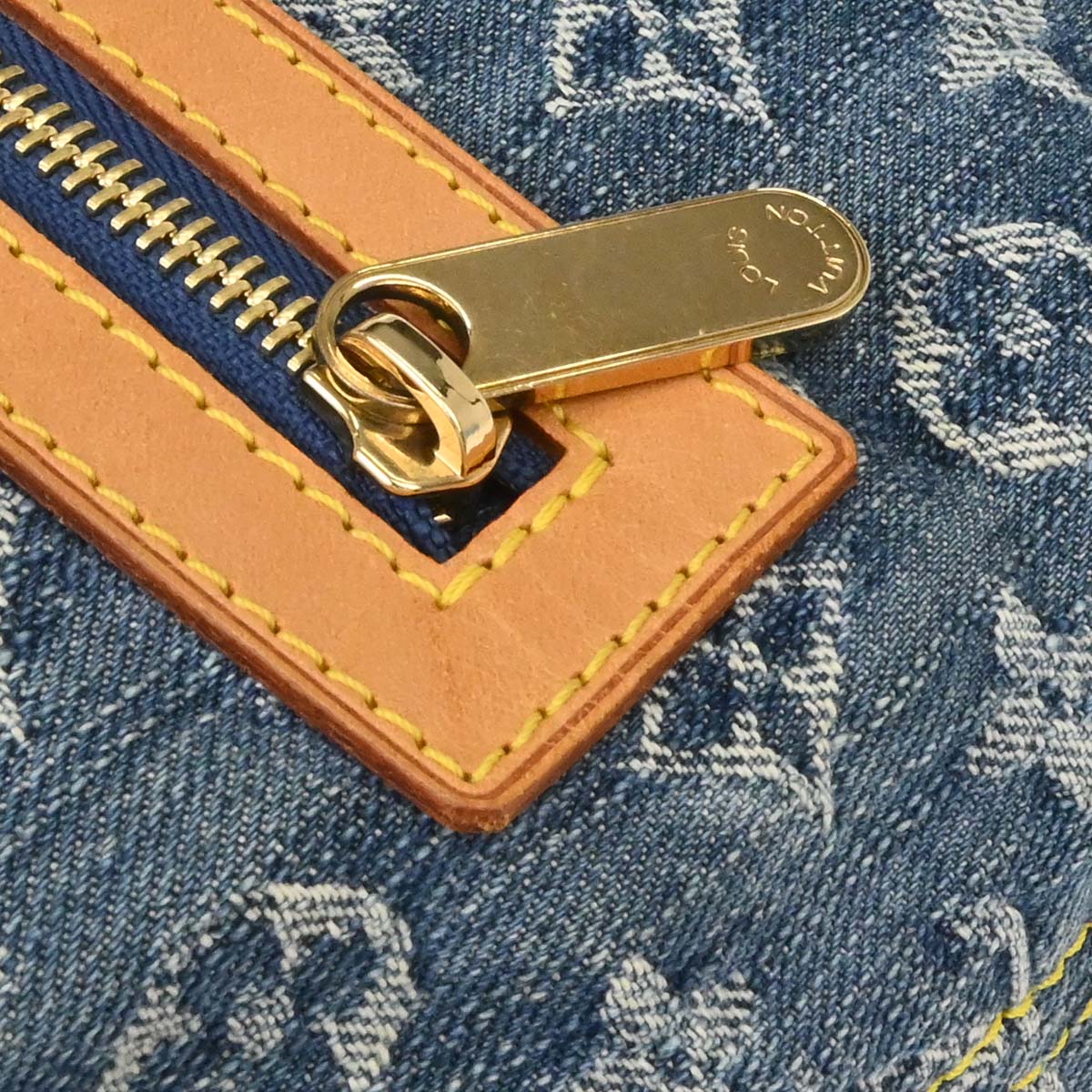 Louis Vuitton Monogram Denim Baggy GM Shoulder Bag M95048