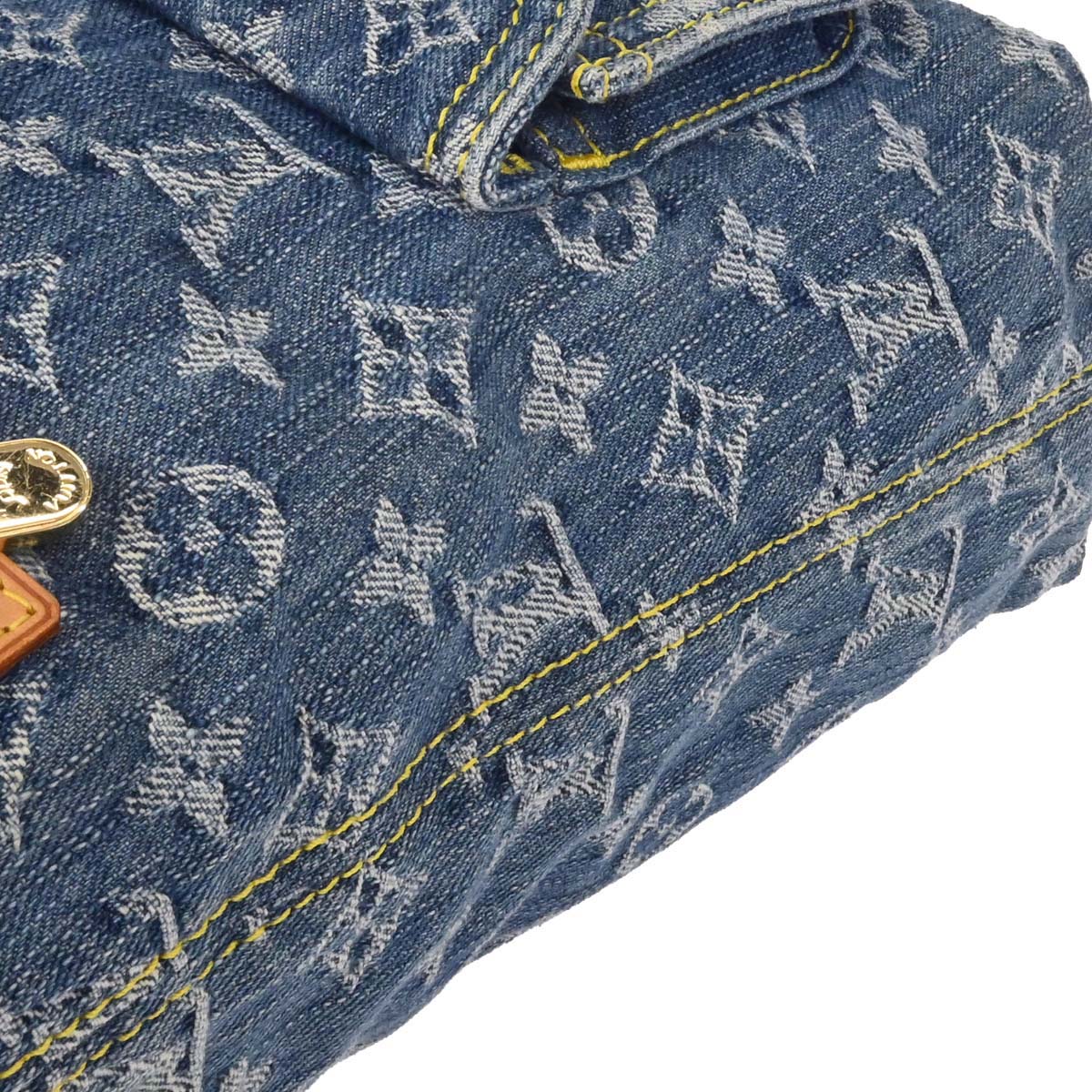 Louis Vuitton Monogram Denim Baggy GM Shoulder Bag M95048