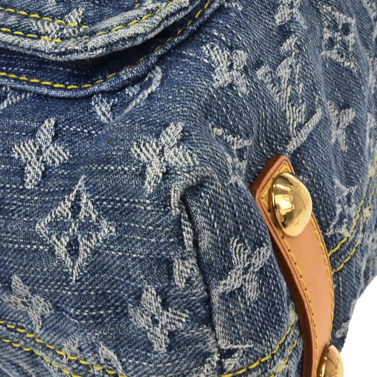 Louis Vuitton Monogram Denim Baggy GM Shoulder Bag M95048
